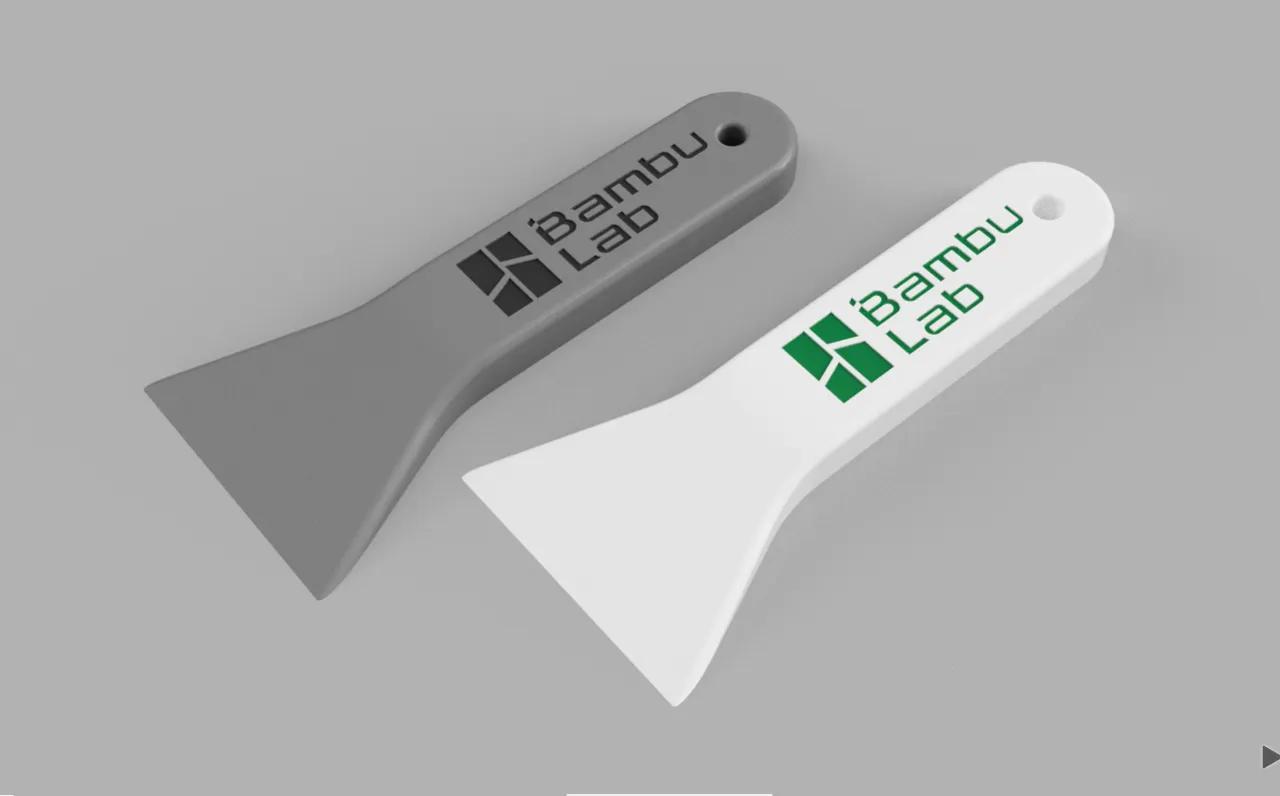 NEW Bambu Lab Bed Scraper, Two Versions view 2