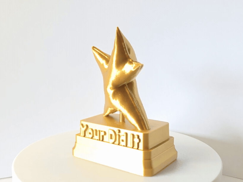 Your Did It Trophy | Wonky Star Meme