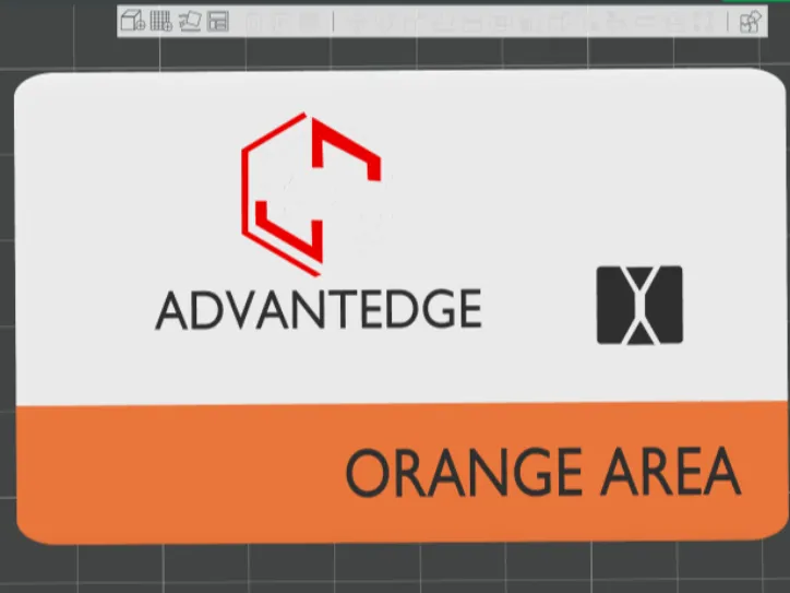 Orange Keyacard AMS