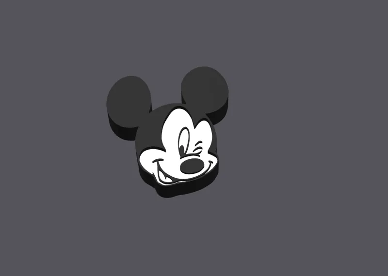 Mickey Mouse - Dual Color - Wall Mount Disney Ear Holder