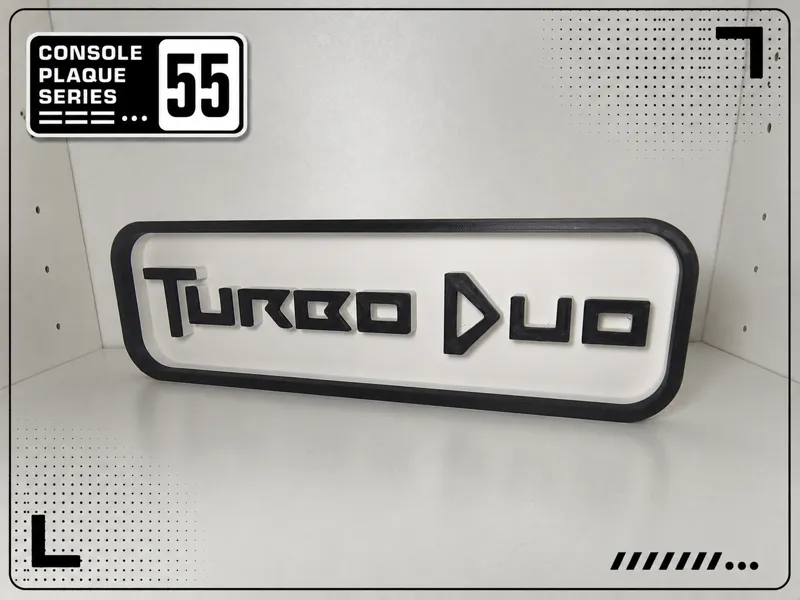 Console Logo Plaque - NEC TurboDuo
