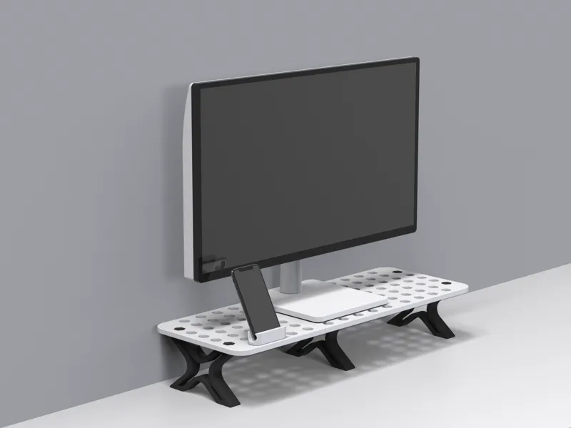 Modular, Expandable, & Customizable Monitor Riser