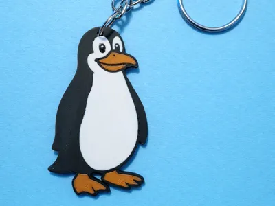 Penguin Keychain