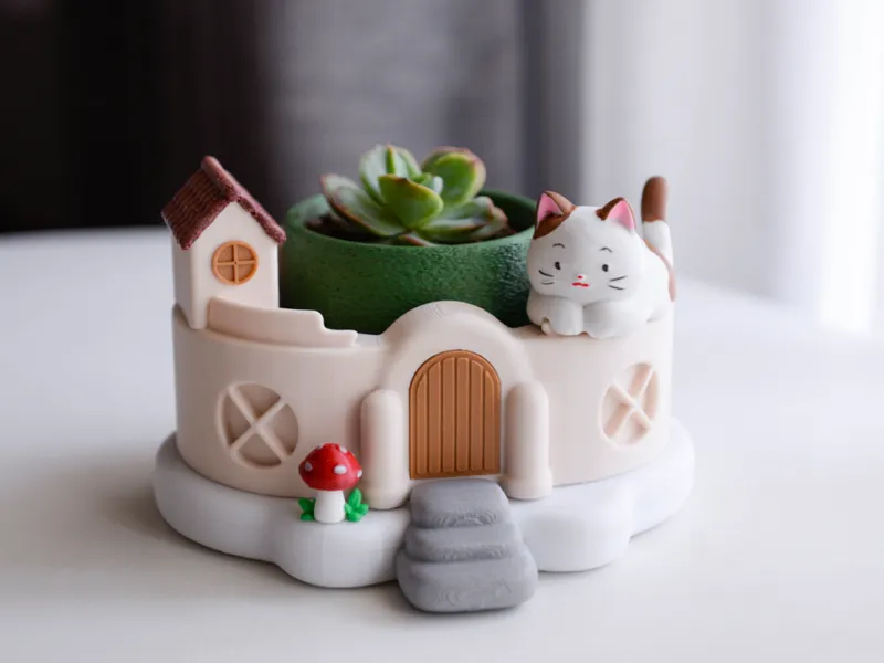 猫咪的蘑菇小院