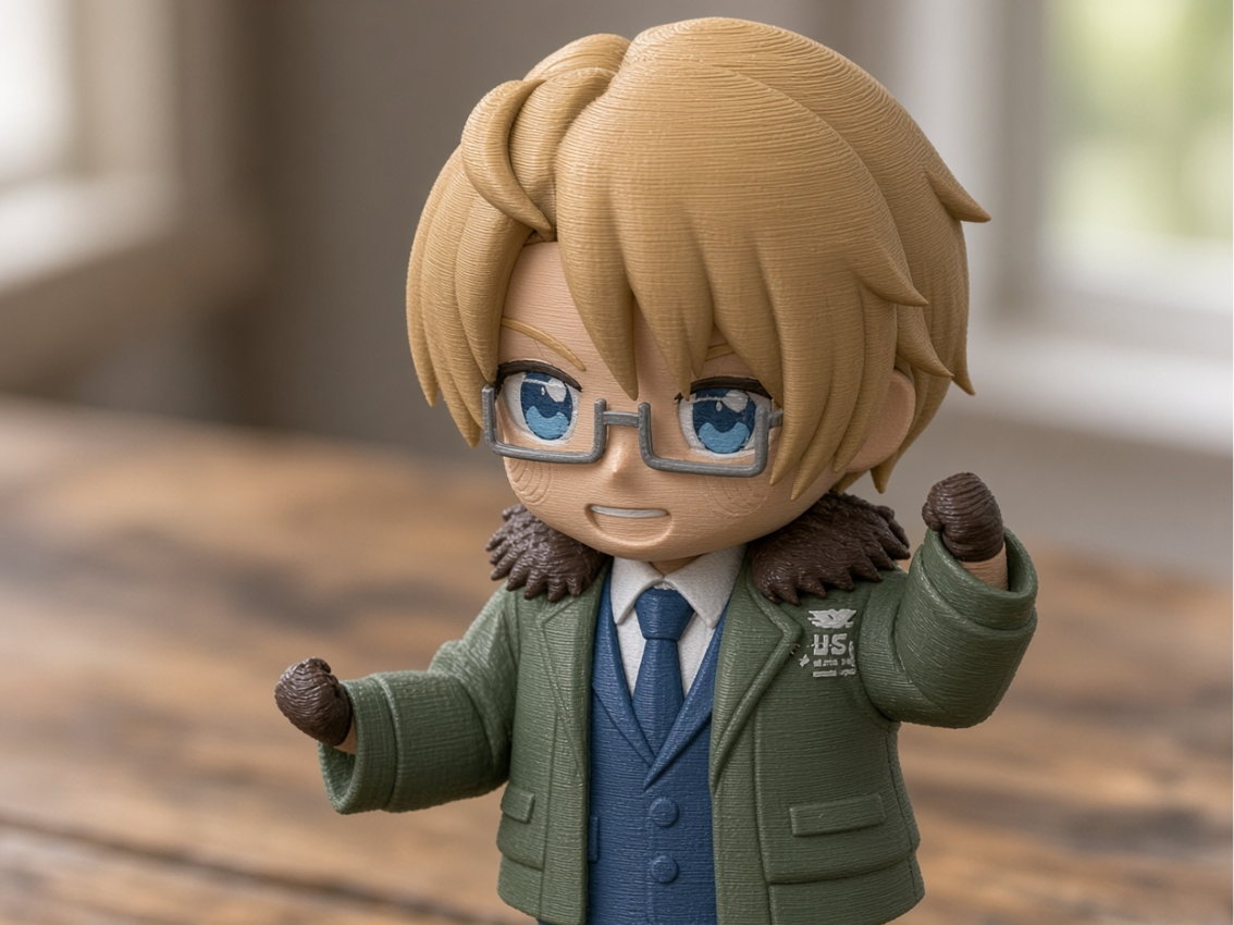 America from Hetalia 3D model
