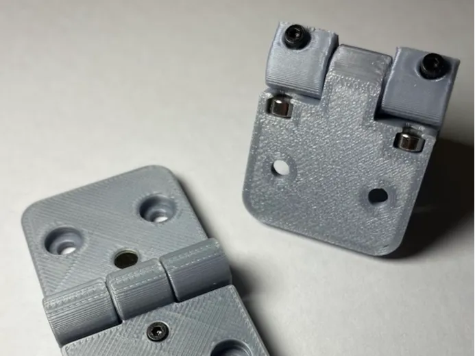 Magnetic Position-Lock Hinge – Print-in-Place