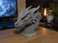 Tête de dragon décorative — photo 1