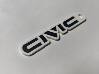 honda civic 4gen 88-91 logo keychain