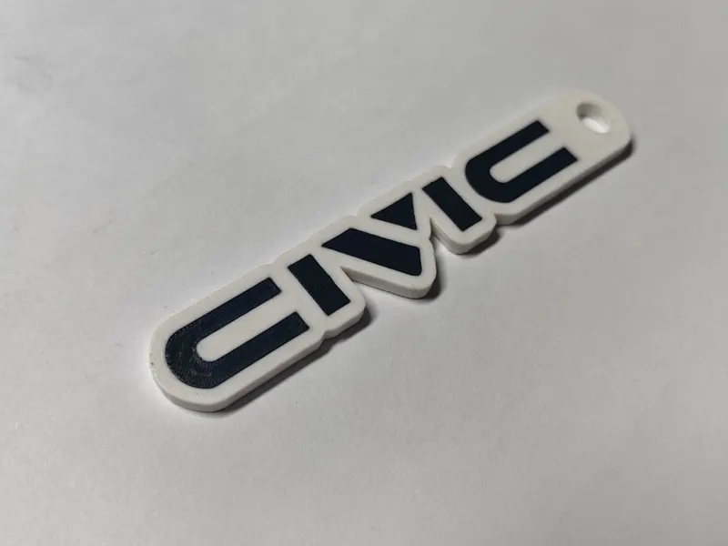 honda civic 4gen 88-91 logo keychain