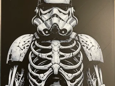 hueforge stormtrooper squelette