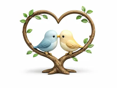 Valentines Day Birds