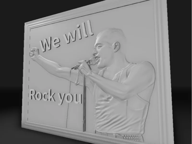 Freddie Mercury - Queen - We will rock you !