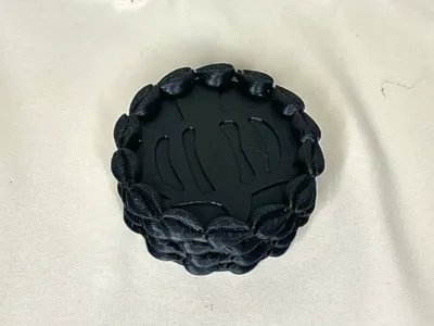 Adinkra Shell Rimmed Coaster