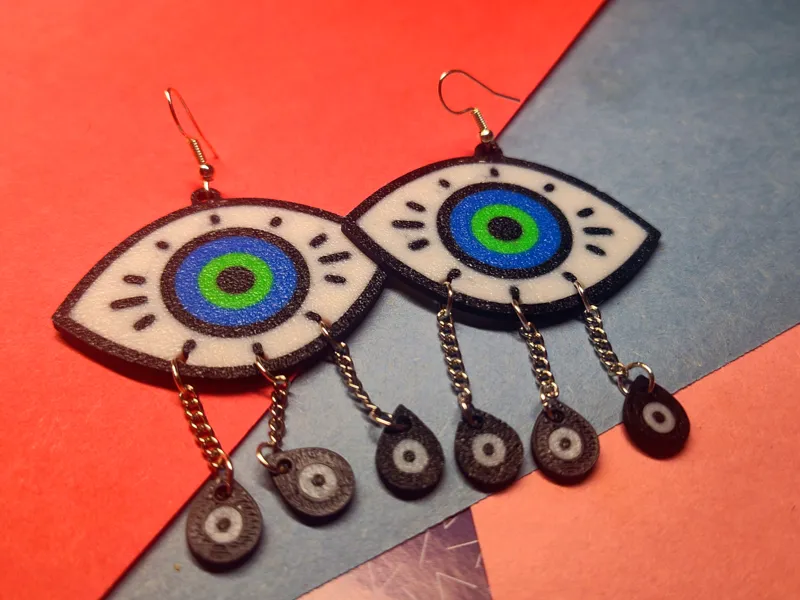 Evil Eye Earrings