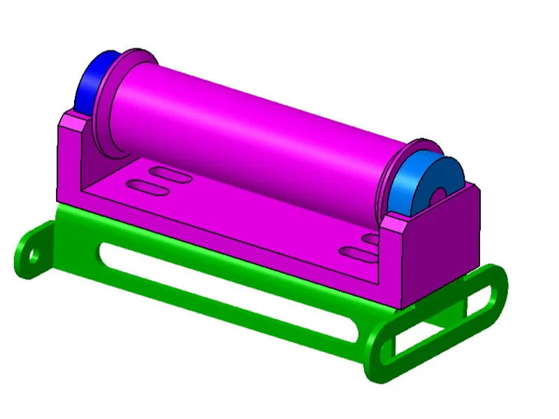 spool holder - zip ties 