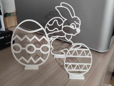 Easter egg and Bunny