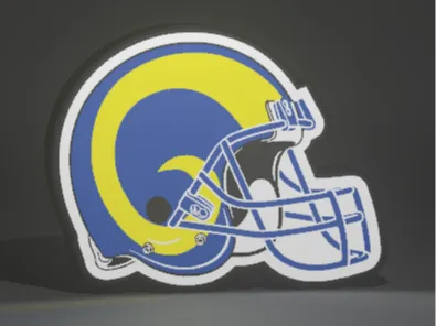 LA RAMS LIGHTBOX