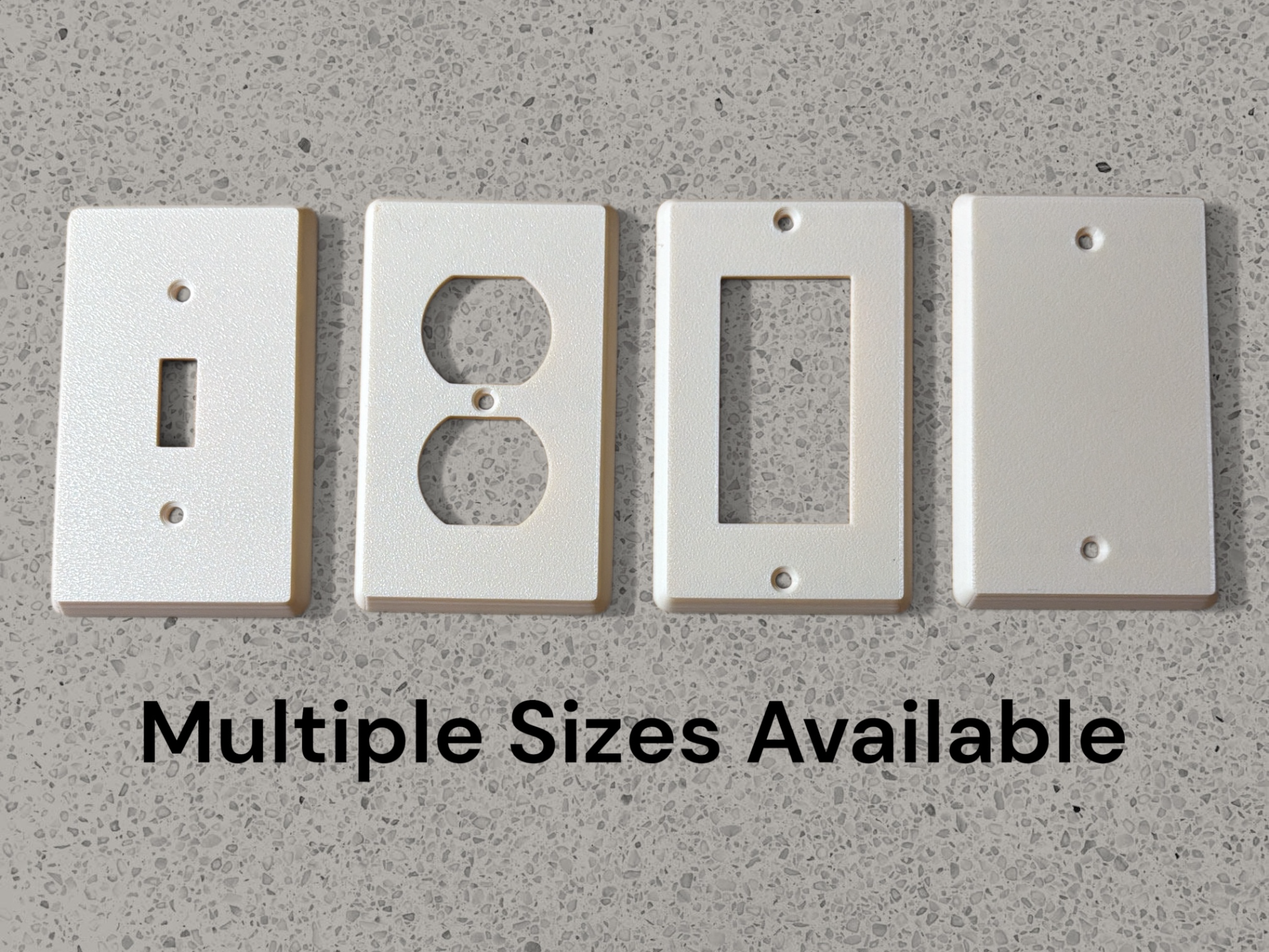 Rounded Edge Electrical Covers, Gang Plates