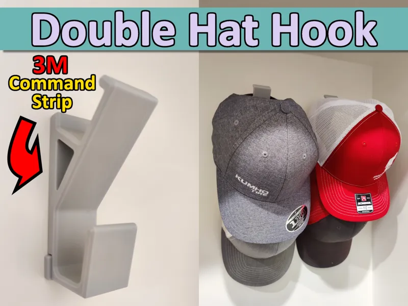 Double Cap/Hat Hook