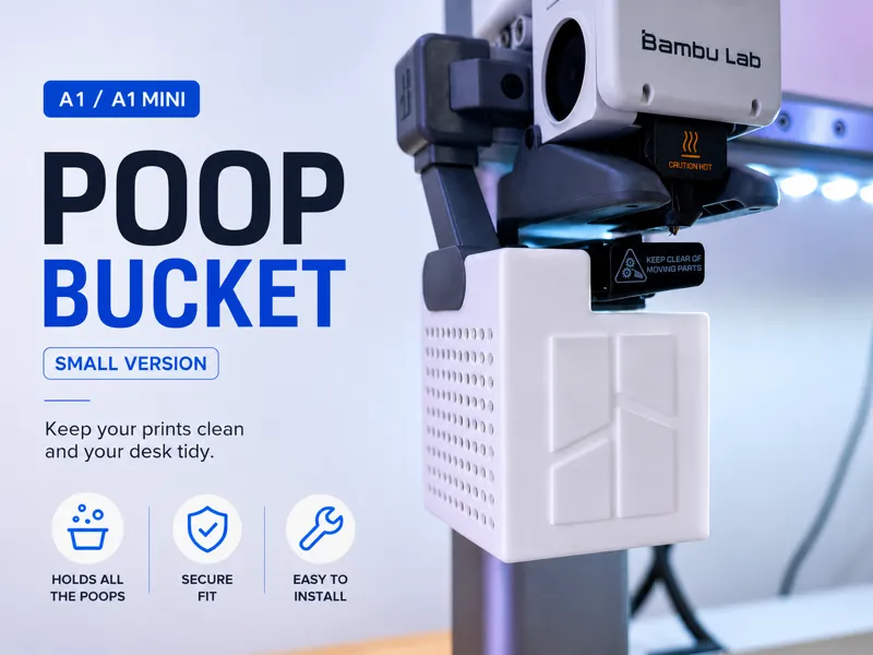 A1 / A1 Mini Small Poop Bucket