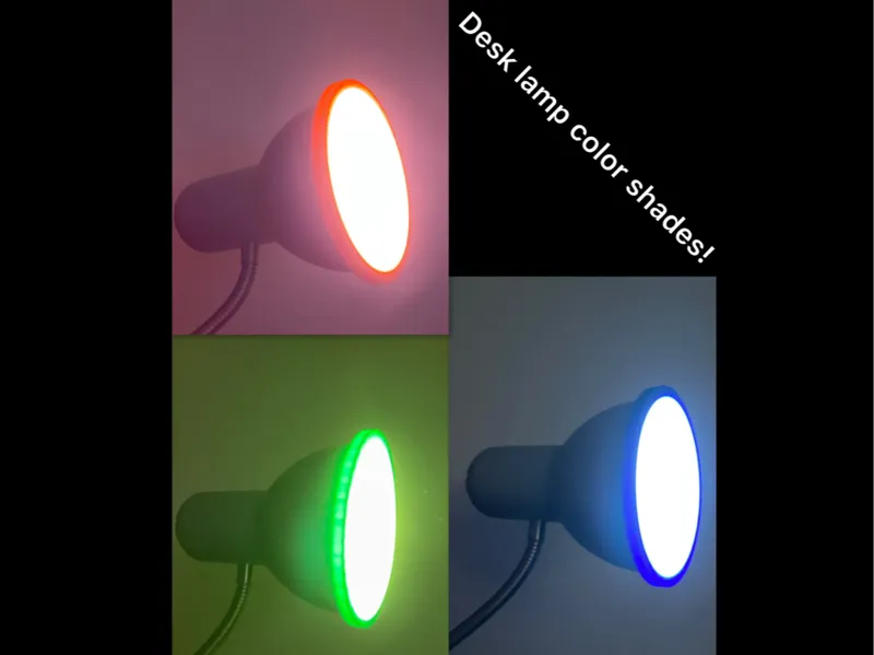 Desk lamp color shade.