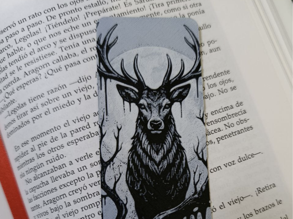 Gothic Deer Bookmark