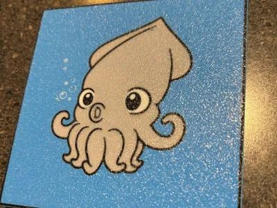 Cute octopus coaster