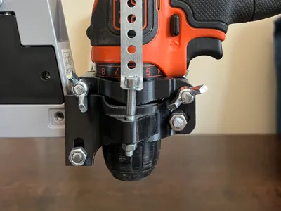 Drill stand - adapter for larger drills