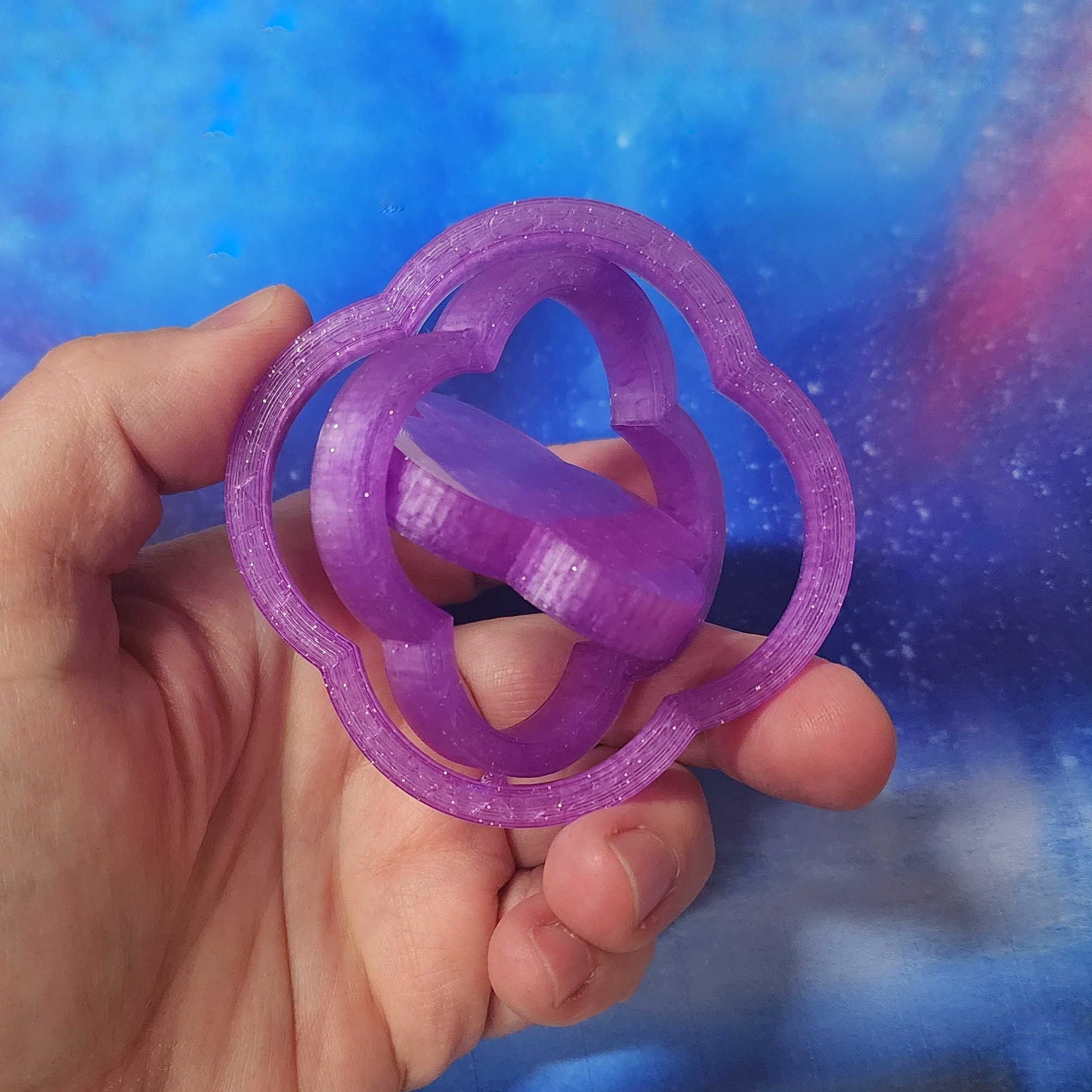 Miniatura 2 do modelo 3D Huntrix Gyro Fidget Loop