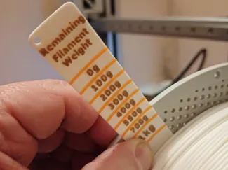FILAMETER - Remaining Filament Weight 1.75mm Spool