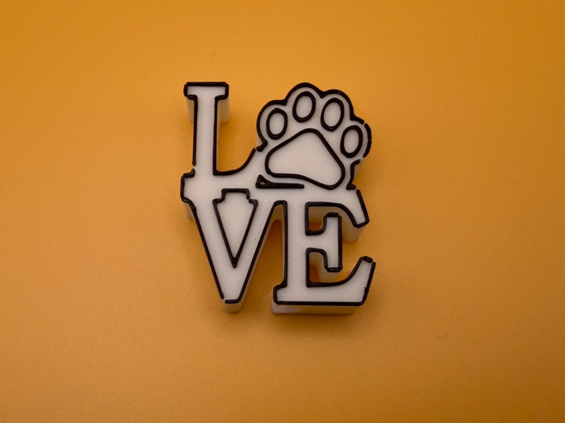 LOVE Paw Print Straw Topper – Pet Lover