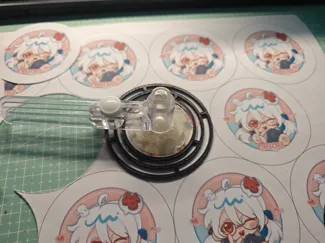 58mm吧唧70mm切割定位圈