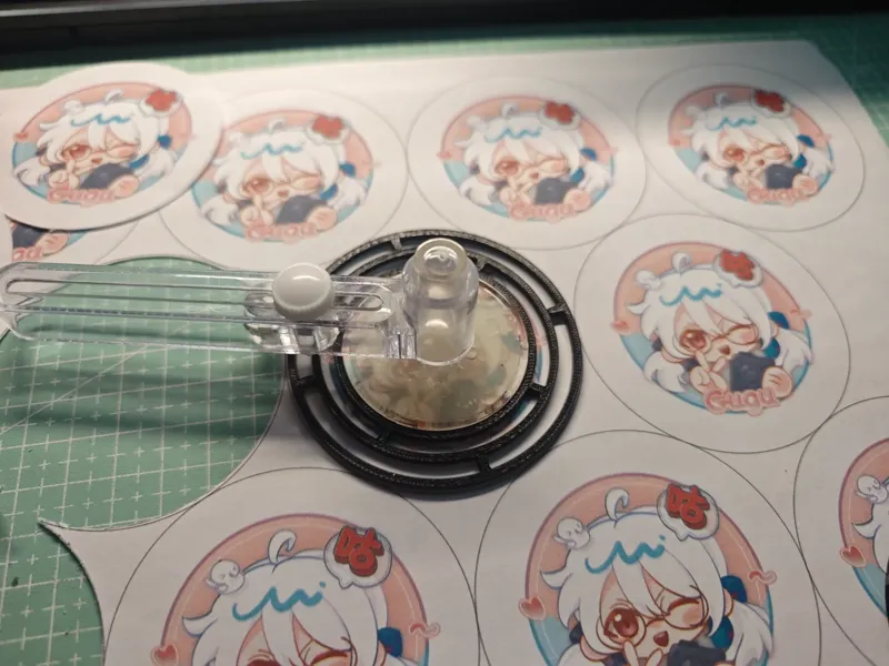 58mm吧唧70mm切割定位圈
