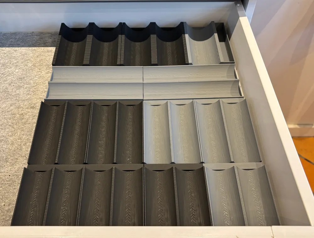 Gridfinity Santa Maria spice rack for drawer - Free 3D Print Model ...
