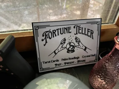 Fortune Teller sign