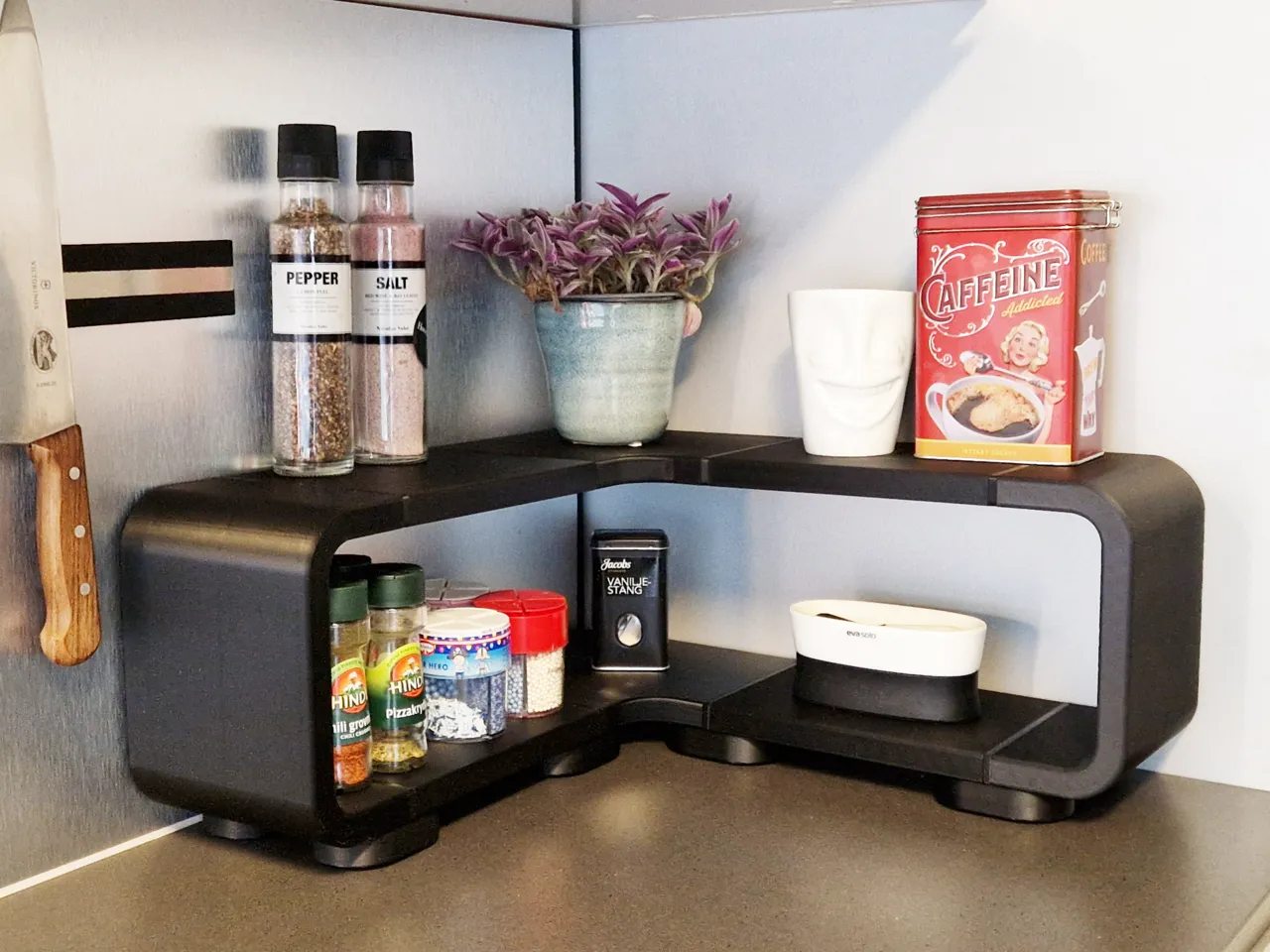 Modular Shelf for Wall / Floor / Desk view 2