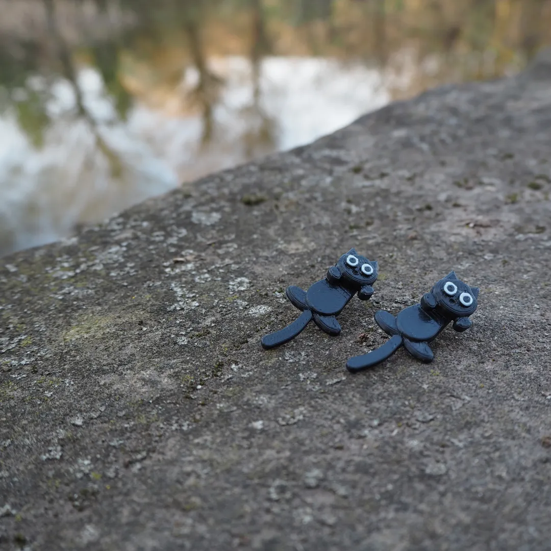 EARRING CAT view 2