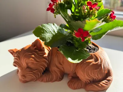 Yorkshire Terrier Planter