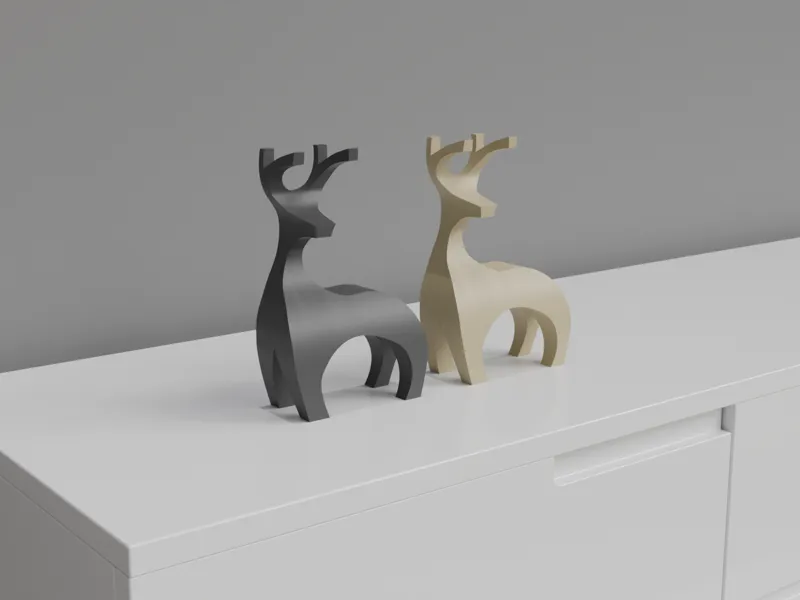 Stylish Reindeer Decoration