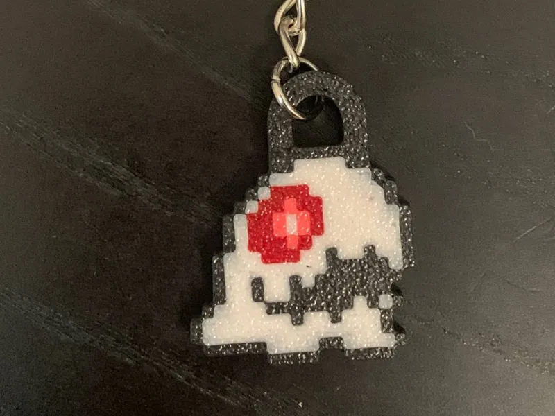 Skel-Monsta (Bubble Bobble) Keychain