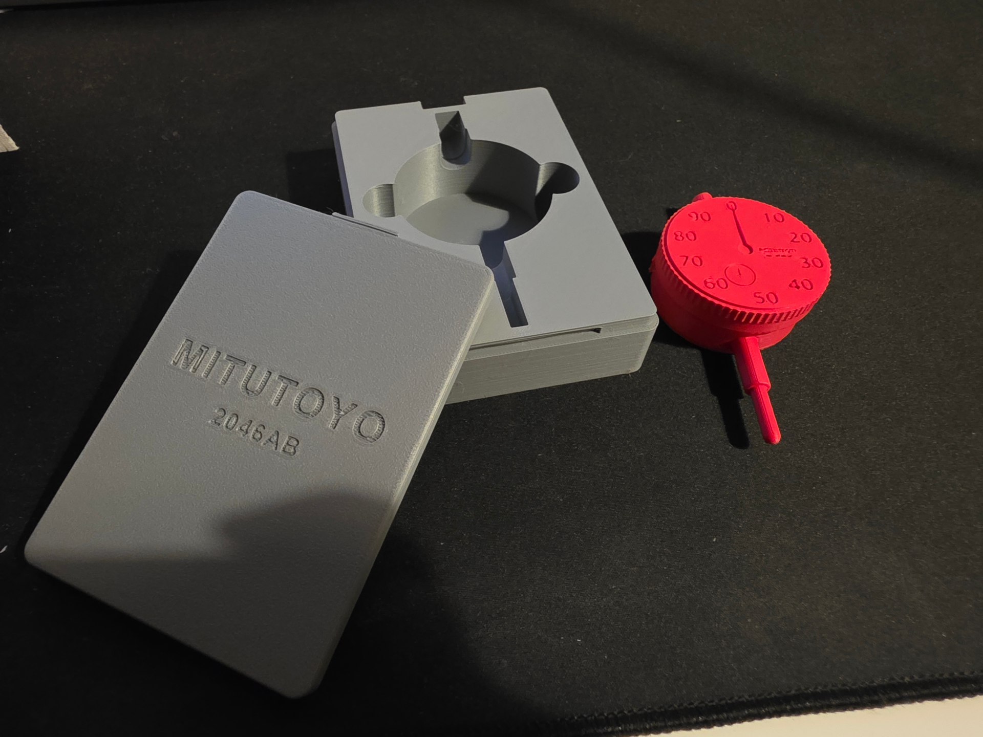Mitutoyo Dial Indicator Case (2046AB etc.) 3D model