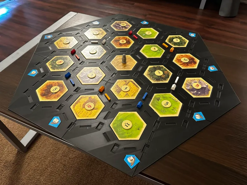 Catan Board Template