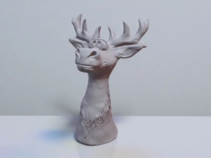 Christmas Reindeer Ornament Stand and Decoration
