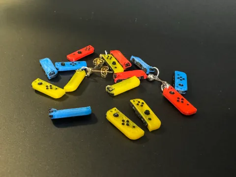 Nintendo JoyCon Earrings view 4
