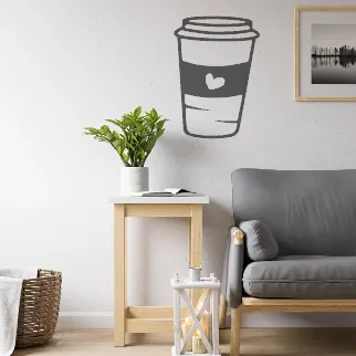 Tableau mural 2D tasse de café