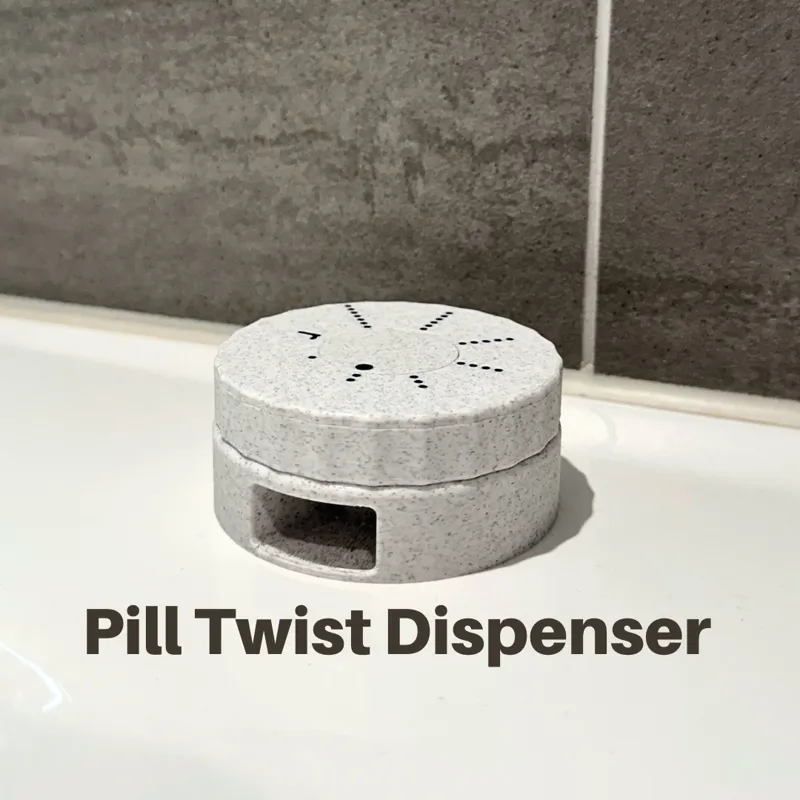 Minimalist Pill Twist Dispenser