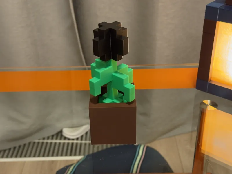 Minecraft Wither rose in pot - no AMS & AMS