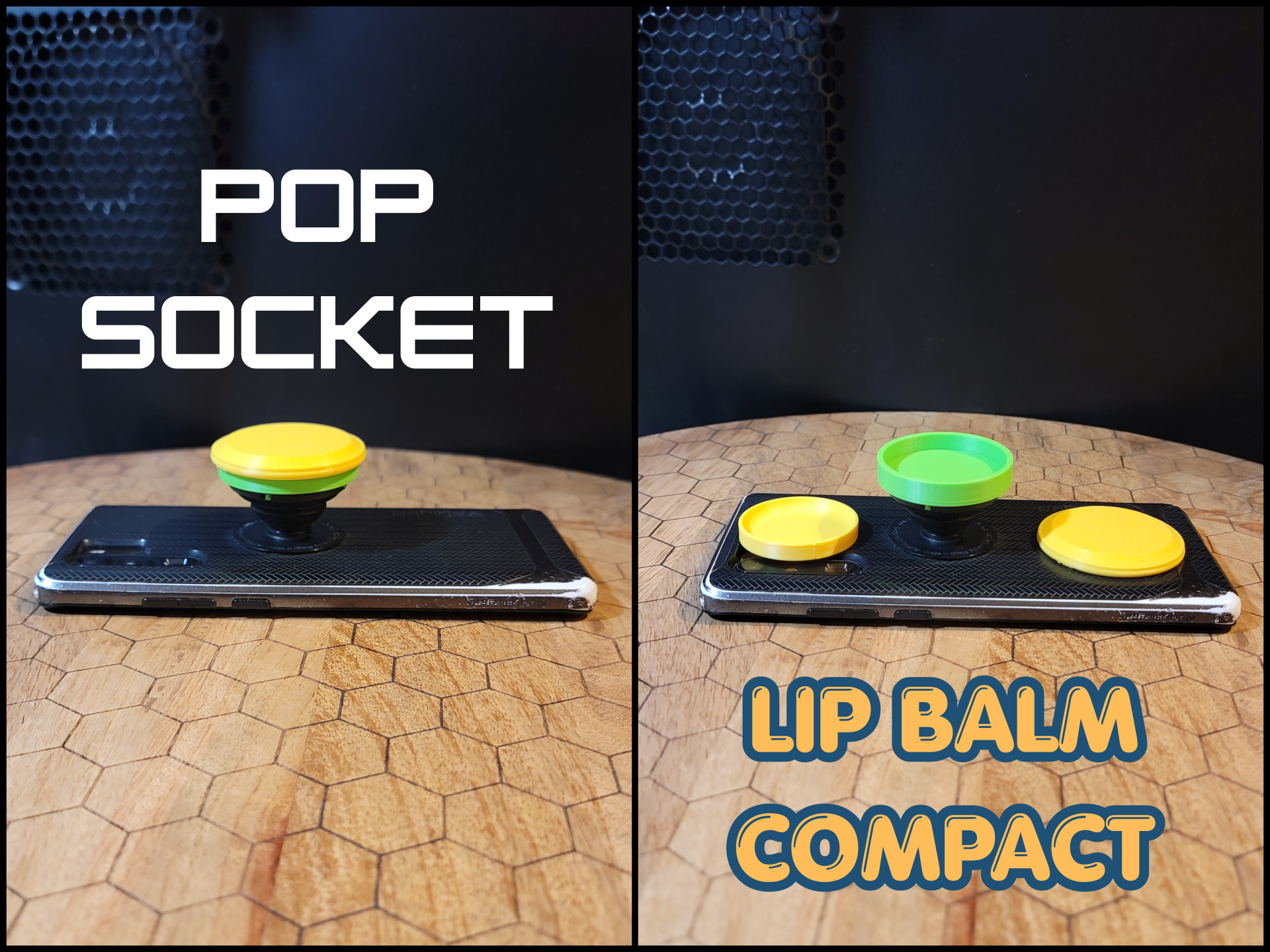Miniatura 1 do modelo 3D Pop Socket Lip Balm Compact