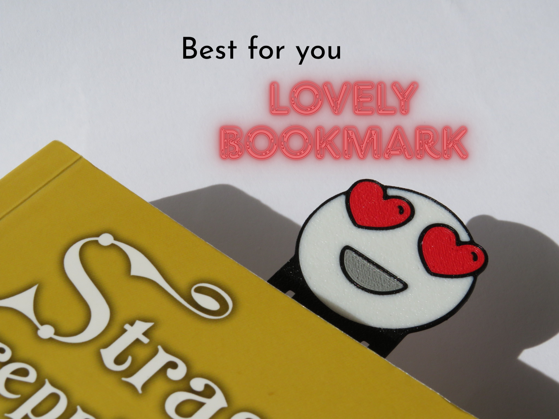 Heart Eyes Emoji Bookmark