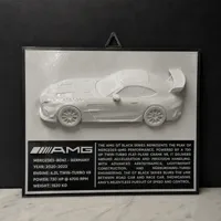 Mercedes GT Black Series Car Wall Art Side